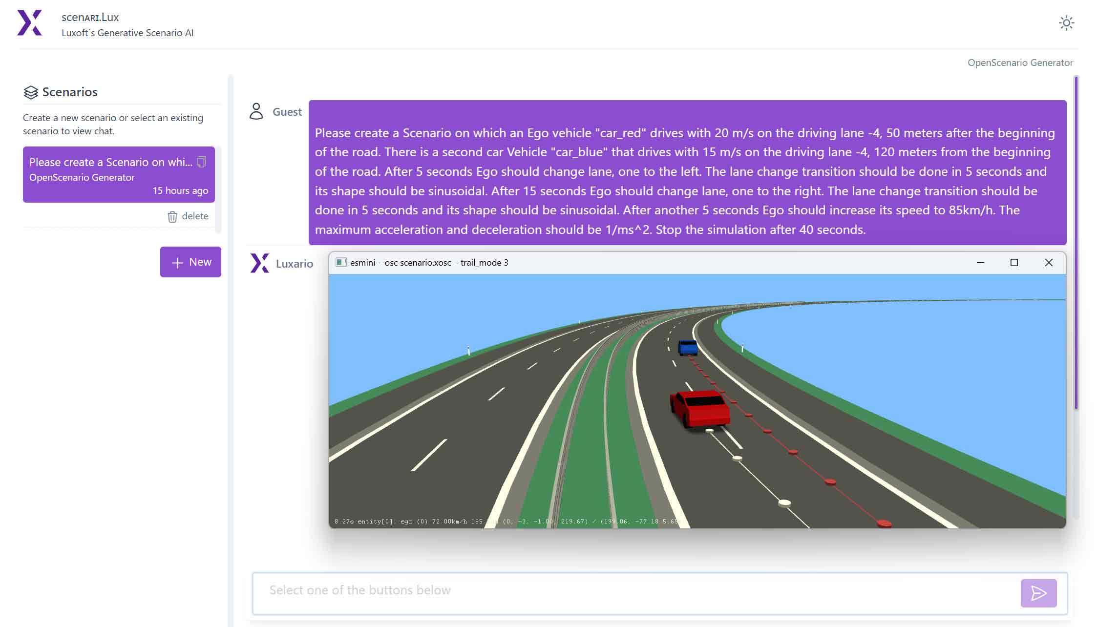Generative AI for autonomous driving: Creating scenarios using scenᴀʀɪ.Lux / Luxoft Blog