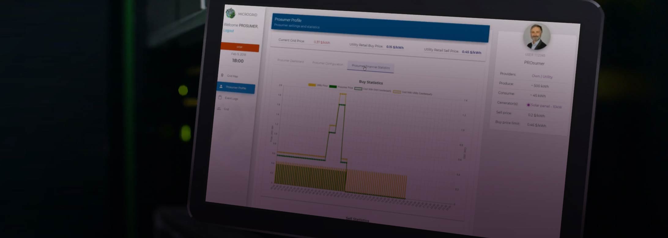 LuxSolar - advanced green electricity tracker and trader platform by software company Luxoft